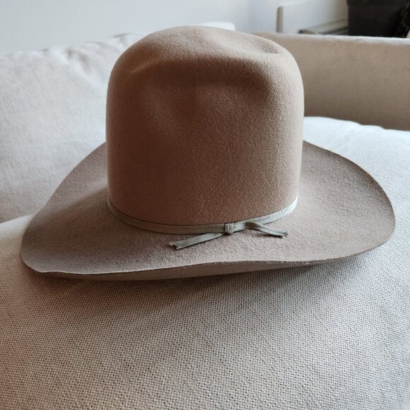 🇨🇦 Smithbilt “Nomad” Unisex Sand Felt Western Hat – Size 6 ½ - Picture 1 of 6